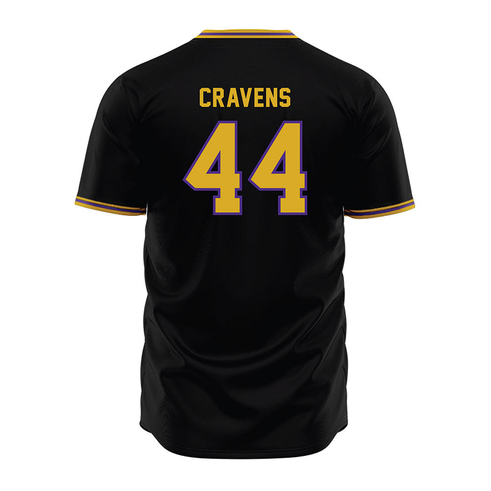 Northwestern - NCAA Baseball : Colton Cravens - Black Jersey-1