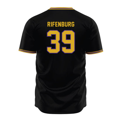 Northwestern - NCAA Baseball : Jake Rifenburg - Black Jersey-1