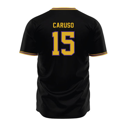 Northwestern - NCAA Baseball : Charlie Caruso - Black Jersey-1