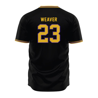 Northwestern - NCAA Baseball : Ryan Weaver - Black Jersey-1