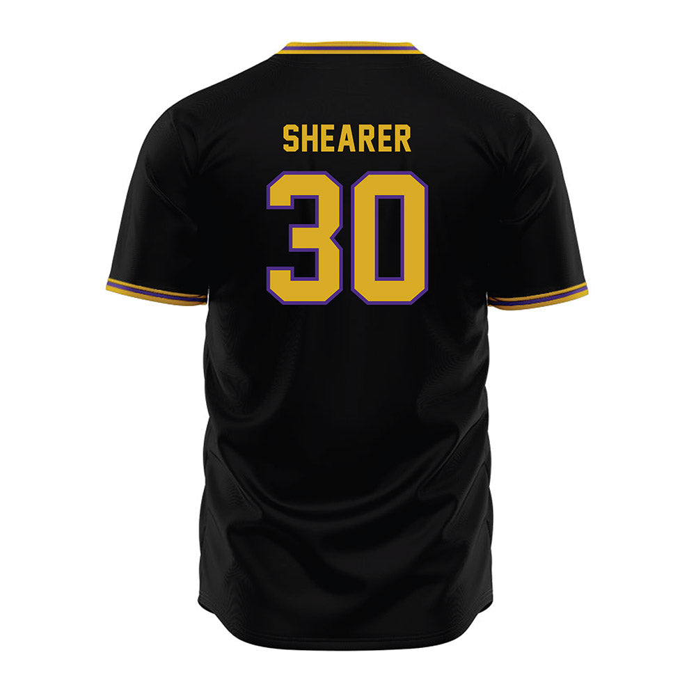 Northwestern - NCAA Baseball : Garrett Shearer - Black Jersey-1