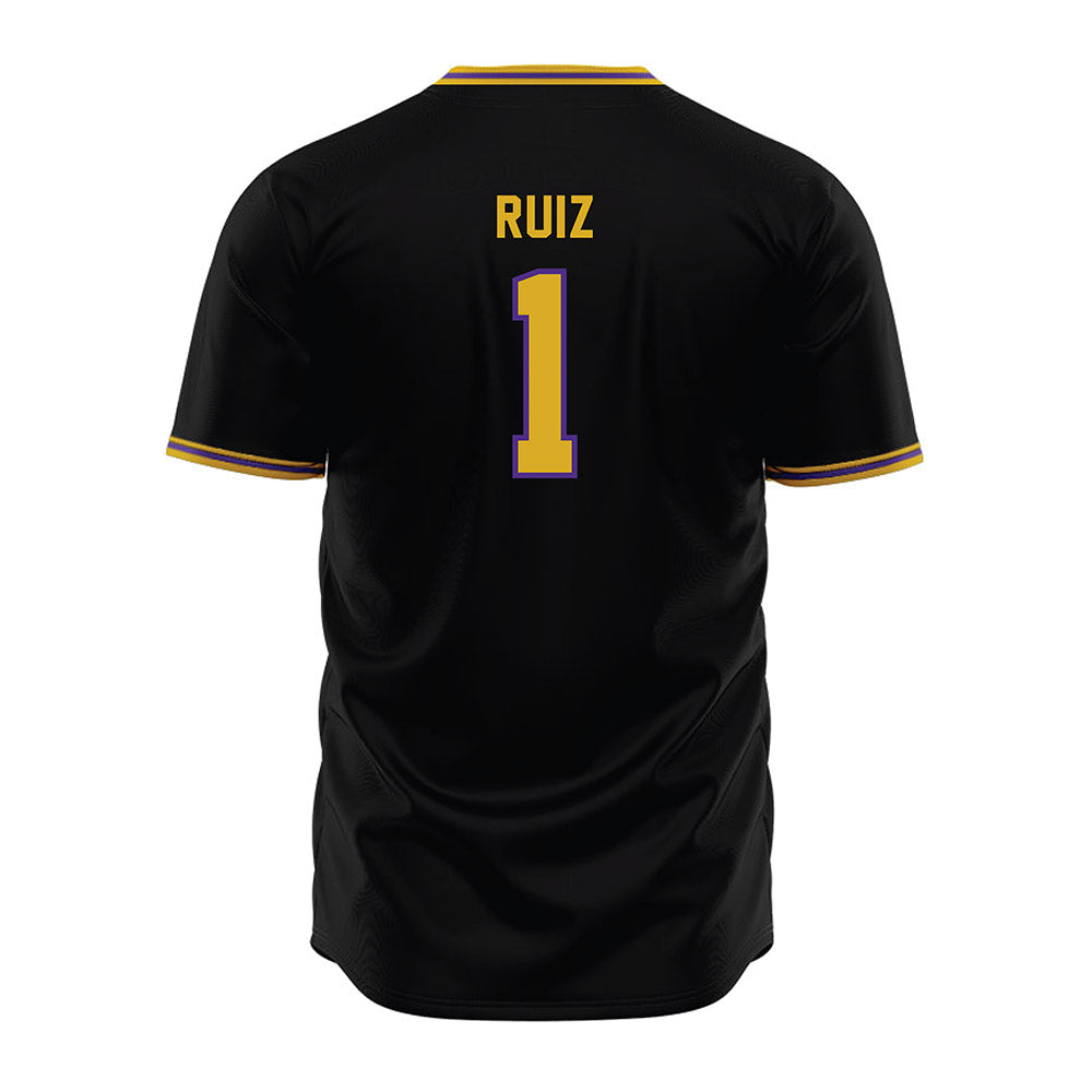 Northwestern - NCAA Baseball : Noah Ruiz - Black Jersey-1