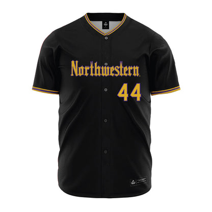Northwestern - NCAA Baseball : Colton Cravens - Black Jersey-0