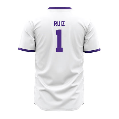 Northwestern - NCAA Baseball : Noah Ruiz - White Jersey-1