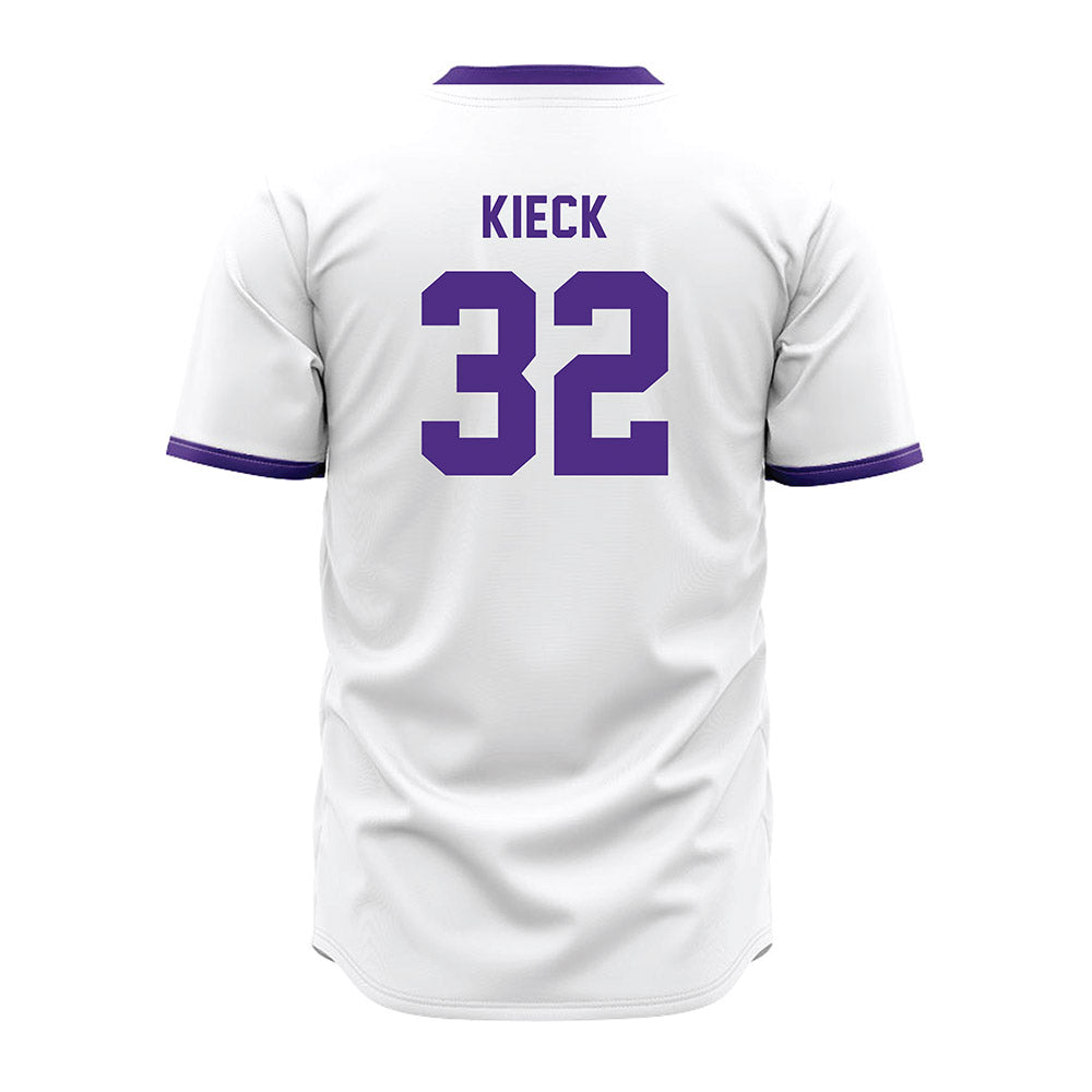 Northwestern - NCAA Baseball : Chayce Kieck - White Jersey-1