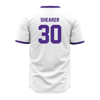 Northwestern - NCAA Baseball : Garrett Shearer - White Jersey-1