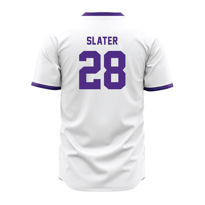 Northwestern - NCAA Baseball : Jay Slater - White Jersey-1