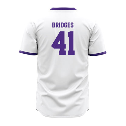 Northwestern - NCAA Baseball : Tommy Bridges - White Jersey-1