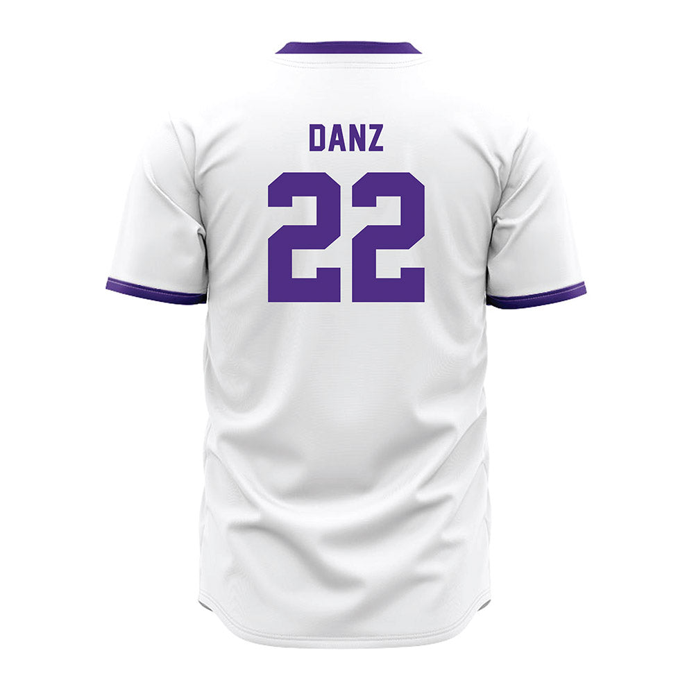 Northwestern - NCAA Baseball : Carter Danz - White Jersey-1