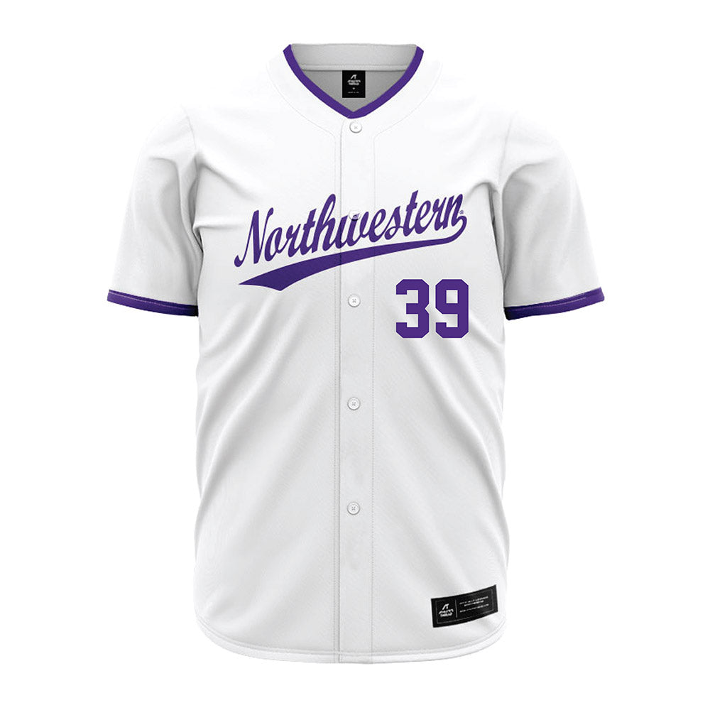 Northwestern - NCAA Baseball : Jake Rifenburg - White Jersey-0