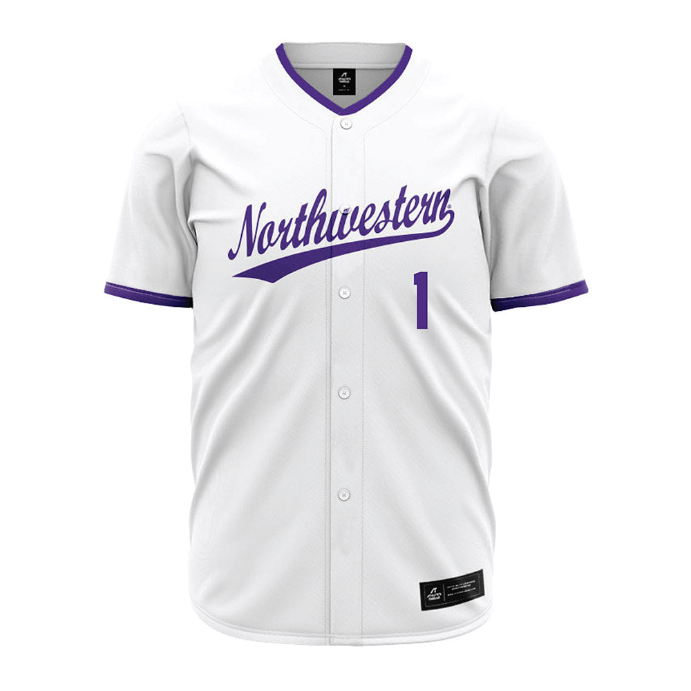 Northwestern - NCAA Baseball : Noah Ruiz - White Jersey-0