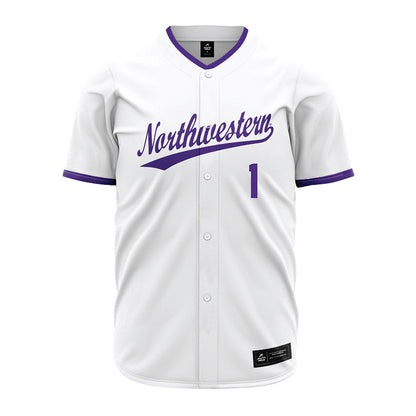 Northwestern - NCAA Baseball : Noah Ruiz - White Jersey-0