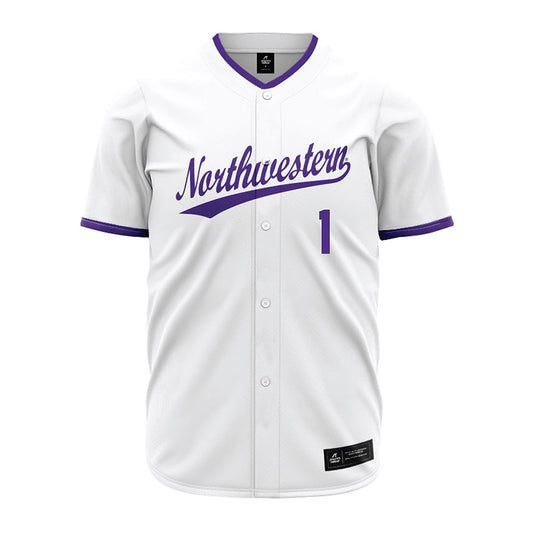 Northwestern - NCAA Baseball : Noah Ruiz - White Jersey-0