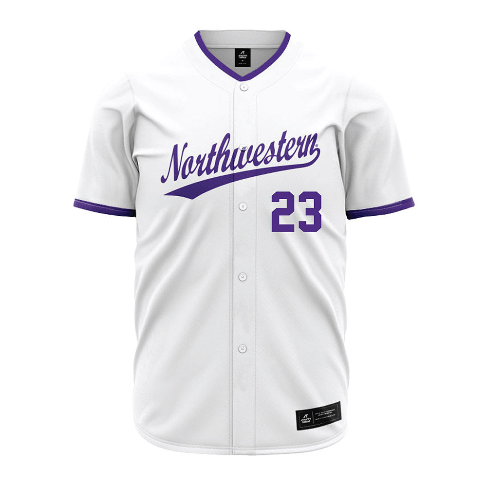 Northwestern - NCAA Baseball : Ryan Weaver - White Jersey-0