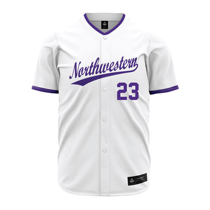 Northwestern - NCAA Baseball : Ryan Weaver - White Jersey-0