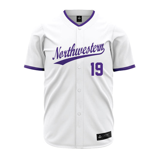 Northwestern - NCAA Baseball : Jake Yang - White Jersey-0