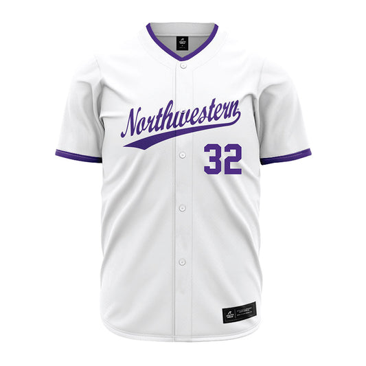 Northwestern - NCAA Baseball : Chayce Kieck - White Jersey-0