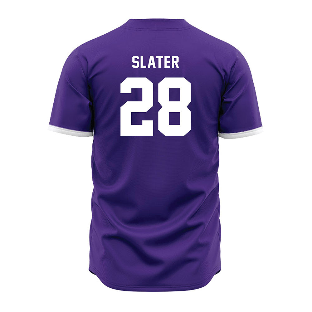 Northwestern - NCAA Baseball : Jay Slater - Purple Jersey-1