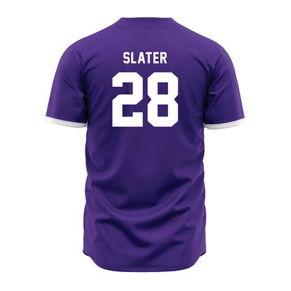 Northwestern - NCAA Baseball : Jay Slater - Purple Jersey-1