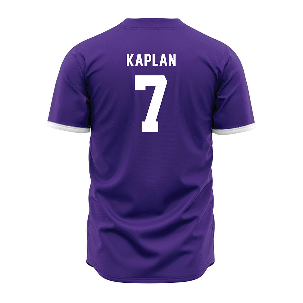Northwestern - NCAA Baseball : Marty Kaplan - Purple Jersey-1