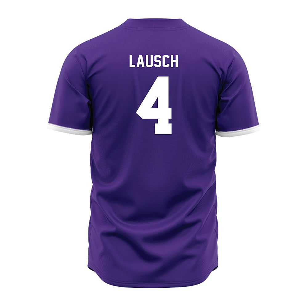 Northwestern - NCAA Baseball : Jack Lausch - Purple Jersey-1