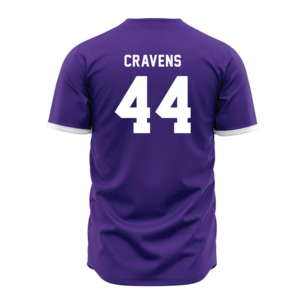 Northwestern - NCAA Baseball : Colton Cravens - Purple Jersey-1