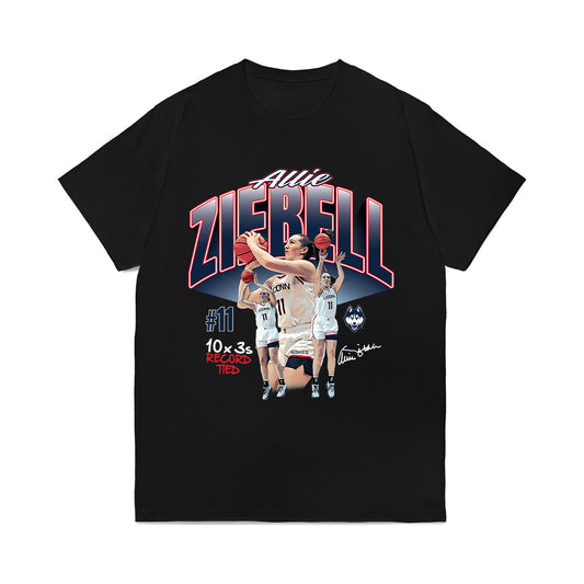 UConn - NCAA Women's Basketball : Allie Ziebell - T3n By #11 Comfort Colors T-Shirt-0