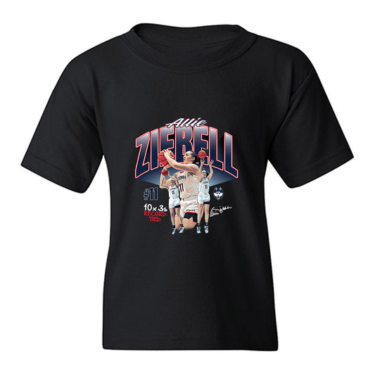 UConn - NCAA Women's Basketball : Allie Ziebell - T3n By #11 Youth T-Shirt-0
