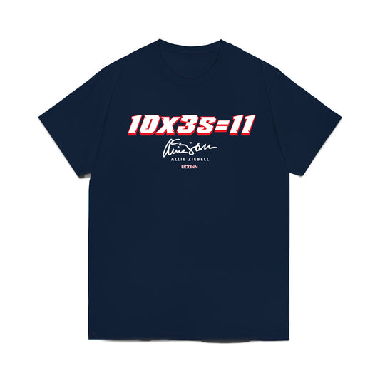 UConn - NCAA Women's Basketball : Allie Ziebell - Graphic Comfort Colors T-Shirt-0