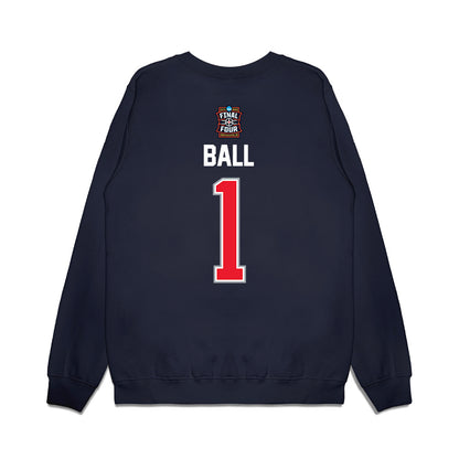 UConn - NCAA Men's Basketball : Solo Ball - Final Four NCAA® March Madness® 2026 Premium Crewneck Sweatshirt-1