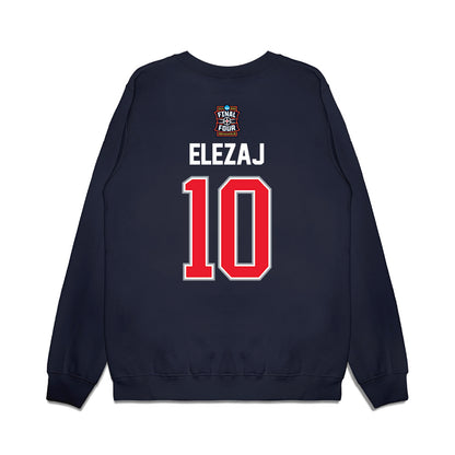 UConn - NCAA Men's Basketball : Rrezon Elezaj - Final Four NCAA® March Madness® 2026 Premium Crewneck Sweatshirt-1