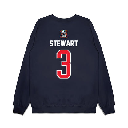 UConn - NCAA Men's Basketball : Jaylin Stewart - Final Four NCAA® March Madness® 2026 Premium Crewneck Sweatshirt-1