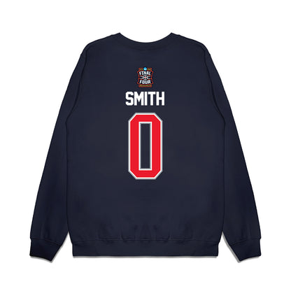 UConn - NCAA Men's Basketball : Malachi Smith - Final Four NCAA® March Madness® 2026 Premium Crewneck Sweatshirt-1