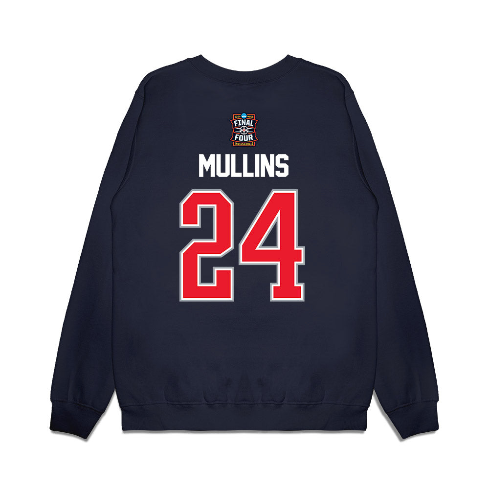UConn - NCAA Men's Basketball : Braylon Mullins - Final Four NCAA® March Madness® 2026 Premium Crewneck Sweatshirt-1