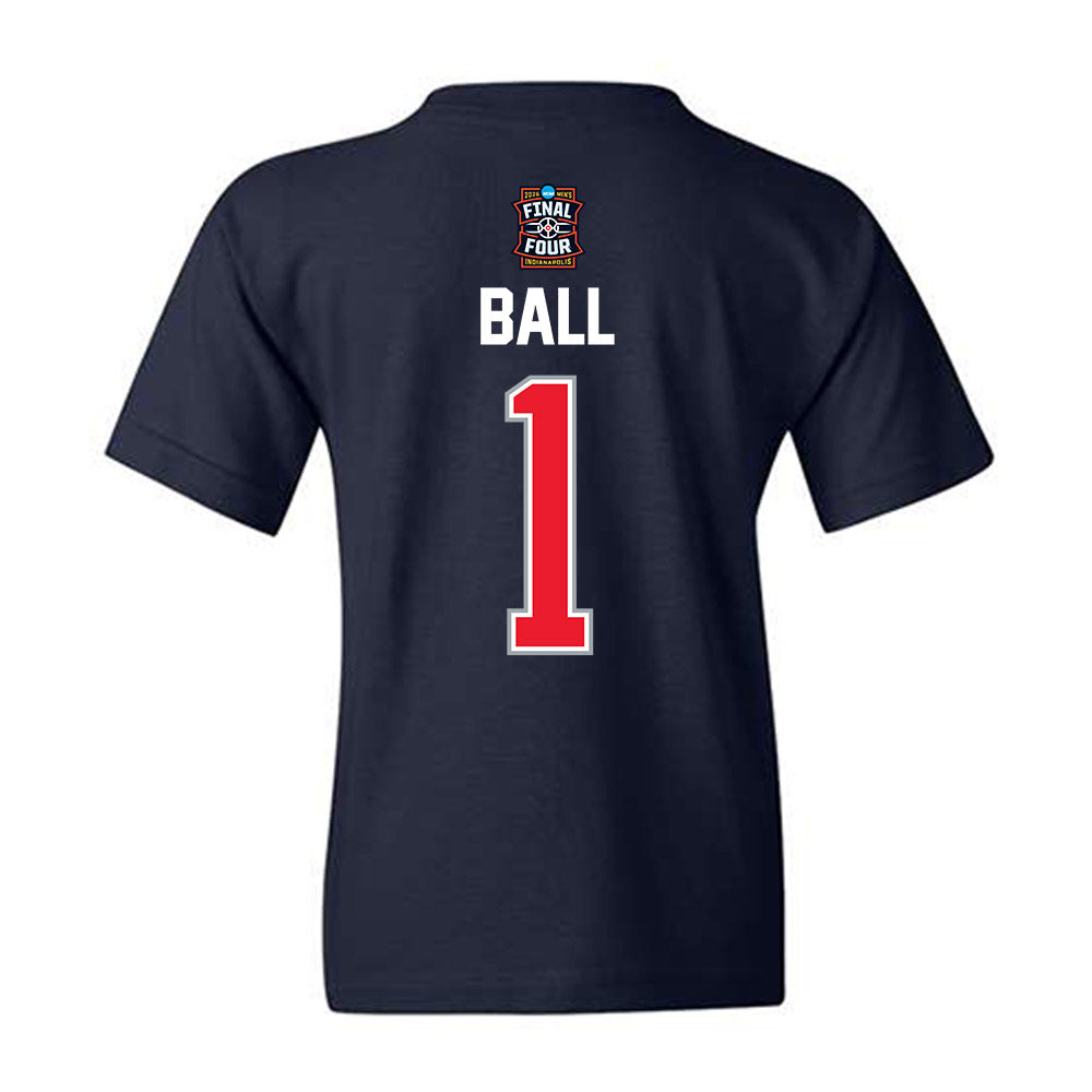 UConn - NCAA Men's Basketball : Solo Ball - Final Four NCAA® March Madness® 2026 Youth T-Shirt-1