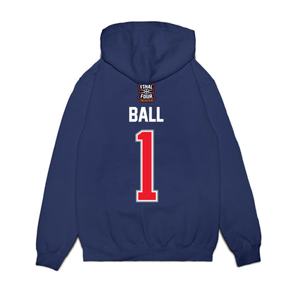 UConn - NCAA Men's Basketball : Solo Ball - Final Four NCAA® March Madness® 2026 Fleece Hooded Sweatshirt-1