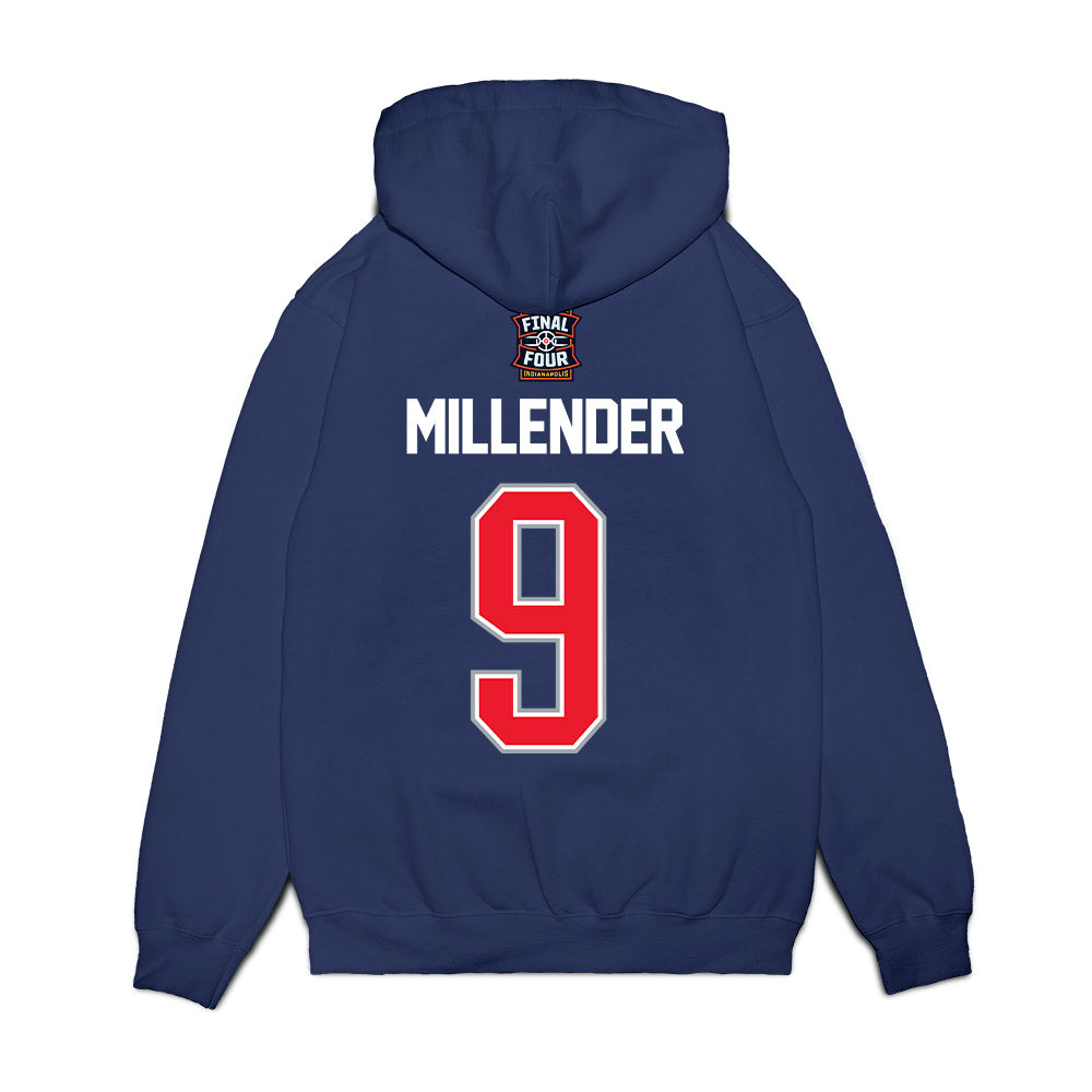 UConn - NCAA Men's Basketball : Alec Millender - Final Four NCAA® March Madness® 2026 Fleece Hooded Sweatshirt-1