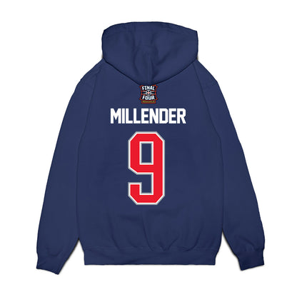 UConn - NCAA Men's Basketball : Alec Millender - Final Four NCAA® March Madness® 2026 Fleece Hooded Sweatshirt-1