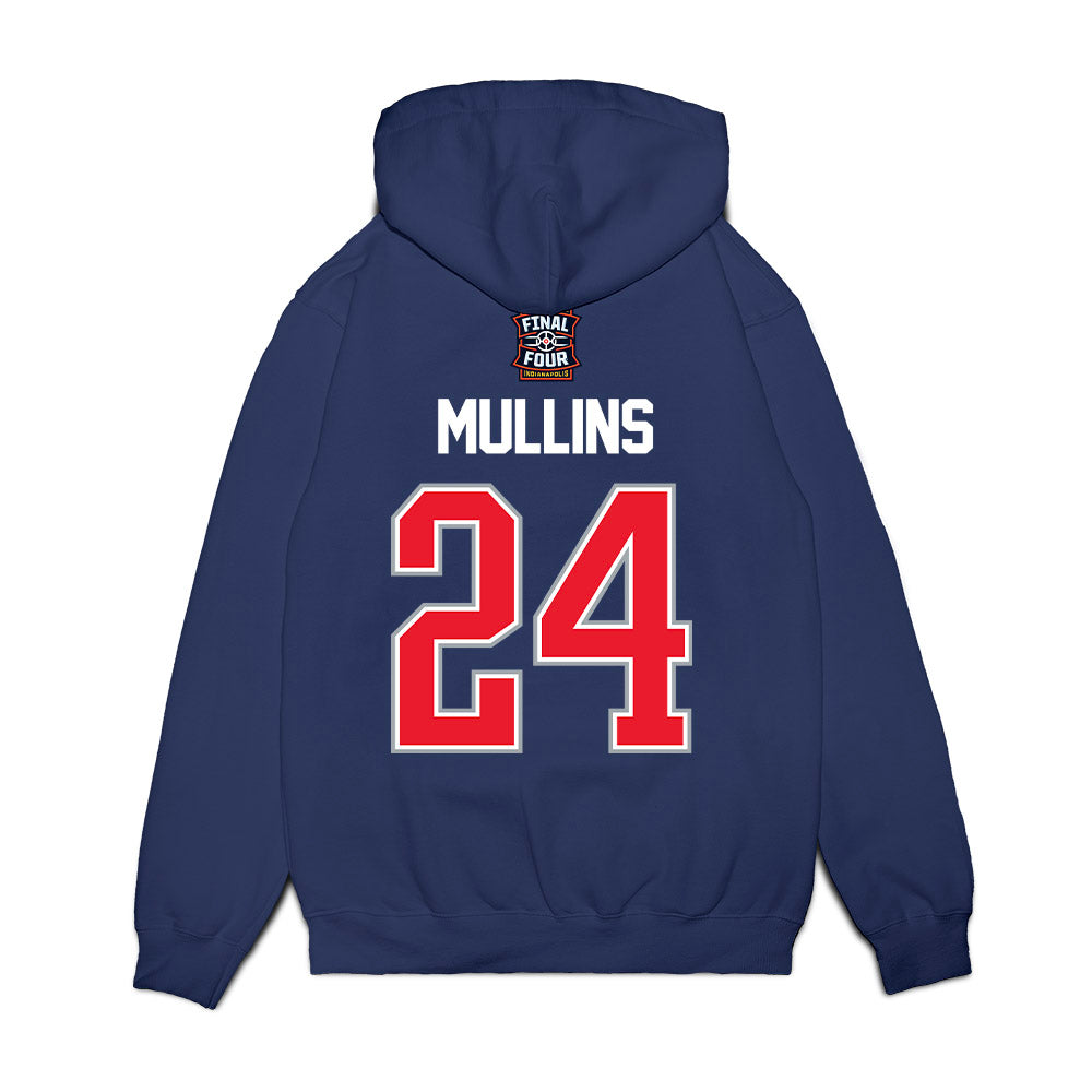 UConn - NCAA Men's Basketball : Braylon Mullins - Final Four NCAA® March Madness® 2026 Fleece Hooded Sweatshirt-1