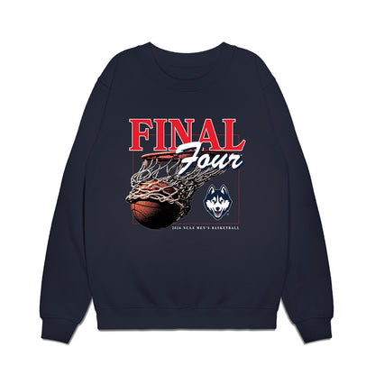 UConn - NCAA Men's Basketball : Jacob Ross - Final Four NCAA® March Madness® 2026 Premium Crewneck Sweatshirt-0