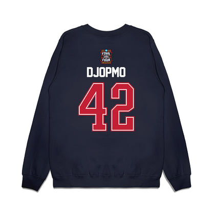 Arizona - NCAA Men's Basketball : Sven Djopmo - Final Four NCAA® March Madness® 2026 Premium Crewneck Sweatshirt-1
