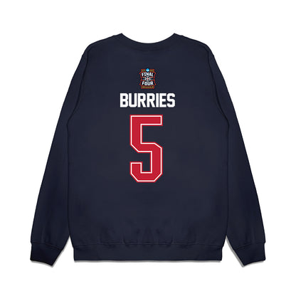 Arizona - NCAA Men's Basketball : Brayden Burries - Final Four NCAA® March Madness® 2026 Premium Crewneck Sweatshirt-1