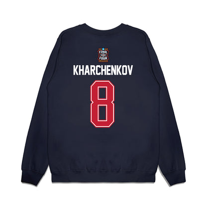 Arizona - NCAA Men's Basketball : Ivan Kharchenkov - Final Four NCAA® March Madness® 2026 Premium Crewneck Sweatshirt-1