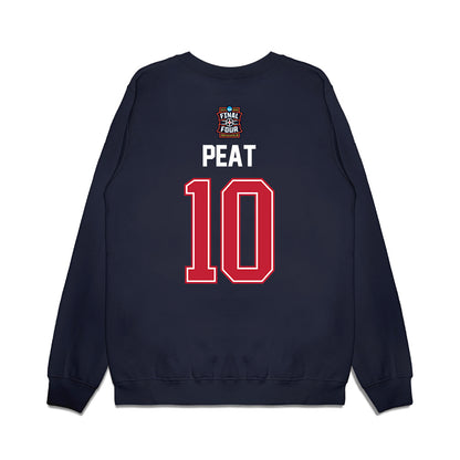 Arizona - NCAA Men's Basketball : Koa Peat - Final Four NCAA® March Madness® 2026 Premium Crewneck Sweatshirt-1