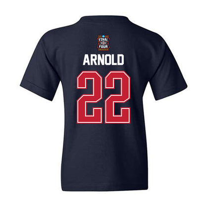 Arizona - NCAA Men's Basketball : Addison Arnold - Final Four NCAA® March Madness® 2026 Youth T-Shirt-1