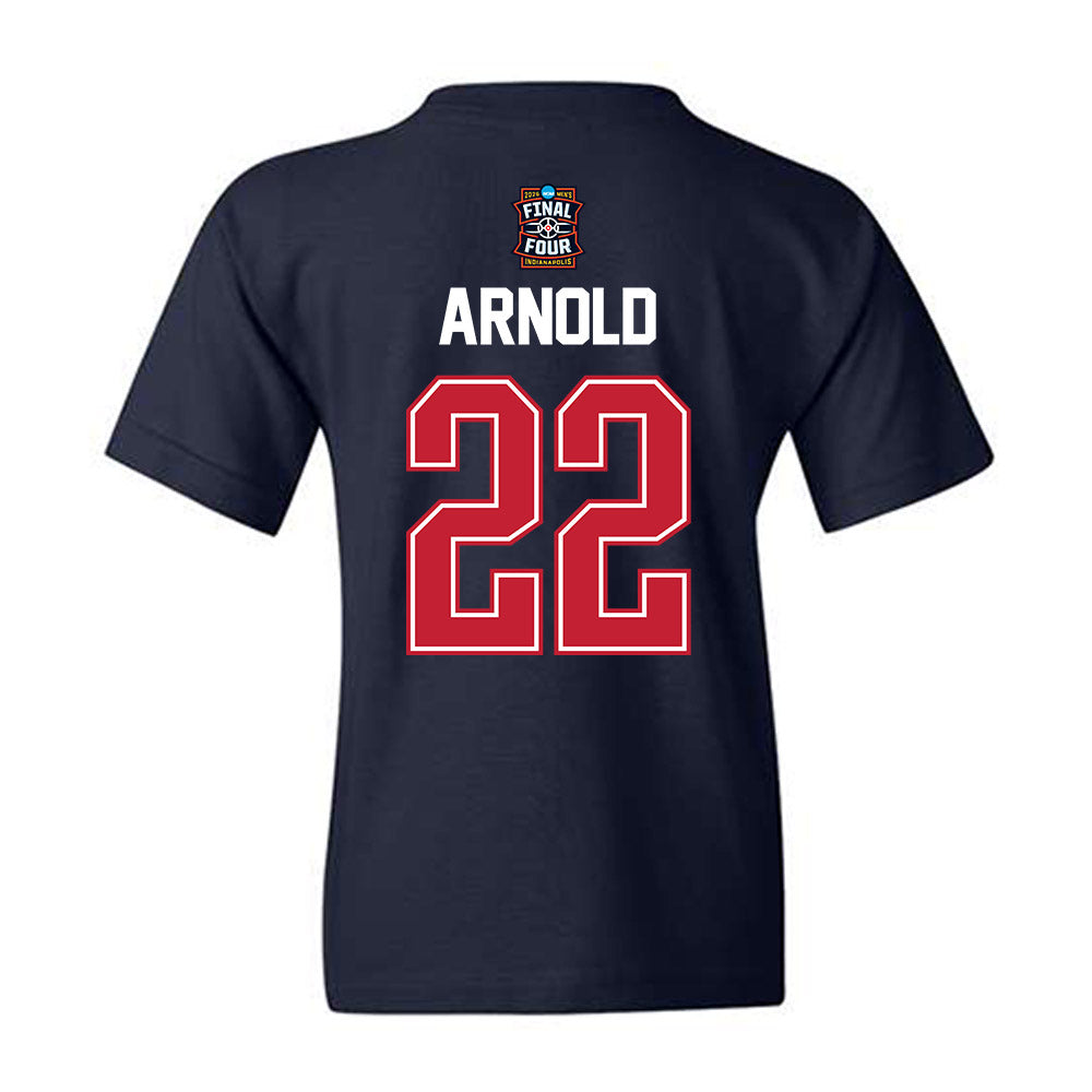 Arizona - NCAA Men's Basketball : Addison Arnold - Final Four NCAA® March Madness® 2026 Youth T-Shirt-1