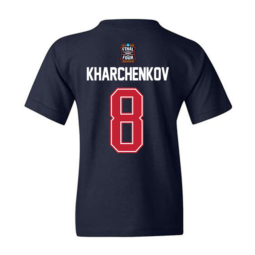 Arizona - NCAA Men's Basketball : Ivan Kharchenkov - Final Four NCAA® March Madness® 2026 Youth T-Shirt-1