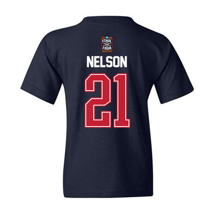 Arizona - NCAA Men's Basketball : Evan Nelson - Final Four NCAA® March Madness® 2026 Youth T-Shirt-1