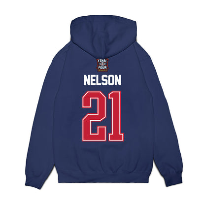Arizona - NCAA Men's Basketball : Evan Nelson - Final Four NCAA® March Madness® 2026 Fleece Hooded Sweatshirt-1