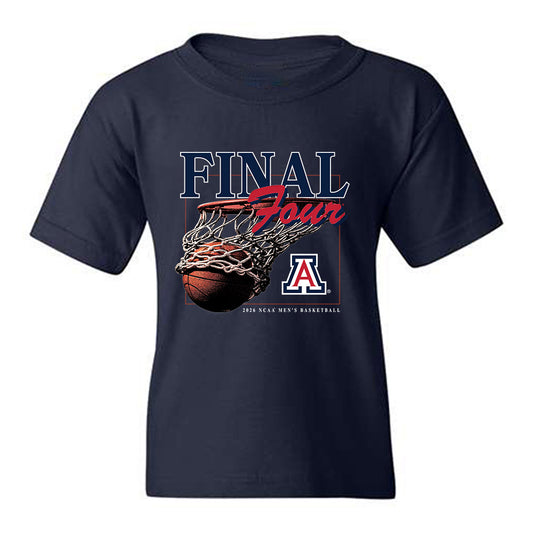Arizona - NCAA Men's Basketball : Ivan Kharchenkov - Final Four NCAA® March Madness® 2026 Youth T-Shirt-0